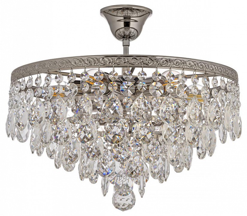 Люстра на штанге Arti Lampadari Castellana Nickel Castellana E 1.3.30.608 N - 0