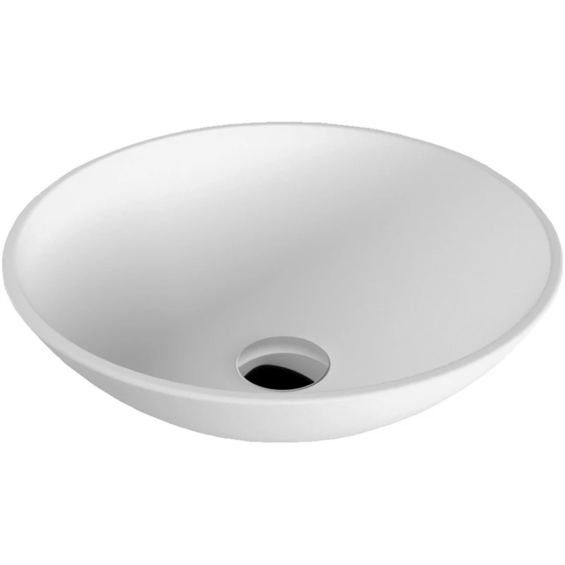 Раковина накладная Whitecross Jade D 40.5 белая матовая 0703.040040.200 - 0