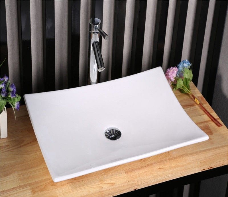 Раковина накладная CeramaLux N 68 см белый  78123В - 10