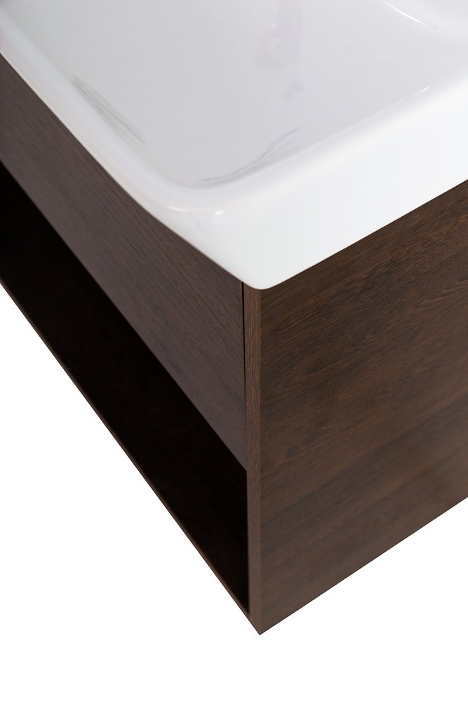 Тумба с раковиной BelBagno Neon 50 темное дерево - 4