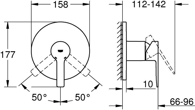 Смеситель Grohe Lineare New 24063001 для душа - 2