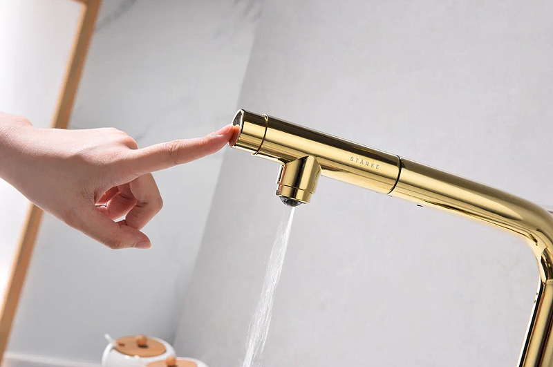 Смеситель для кухни Paulmark Viper золото Vi213105-G - 13