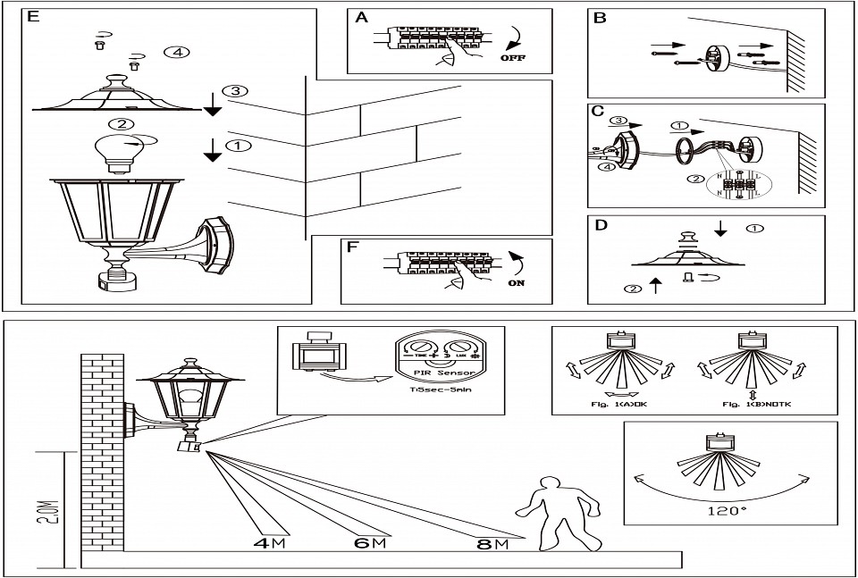 Светильник на штанге Eglo ПРОМО Laterna 4 22469 - 1