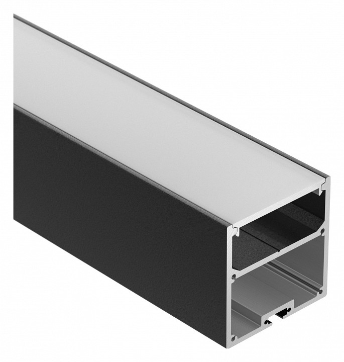 Профиль с рассеивателем Arlight SL-LINE-5050-2500 BLACK+OPAL 027990 - 0