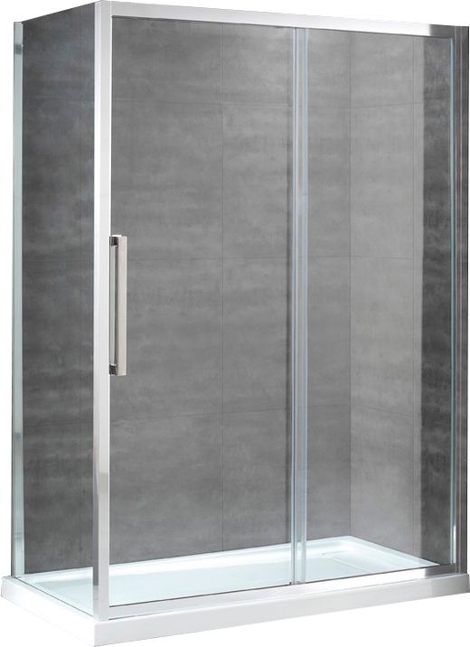 Душевой уголок Cezares Lux soft 140х90 хром стекло прозрачное LUX-SOFT-W-AH-1-140/90-C-Cr-IV - 3