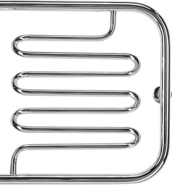 Водяной полотенцесушитель Terminus Фокстрот Лиана 500x500 Хром 4620768880971 - 0