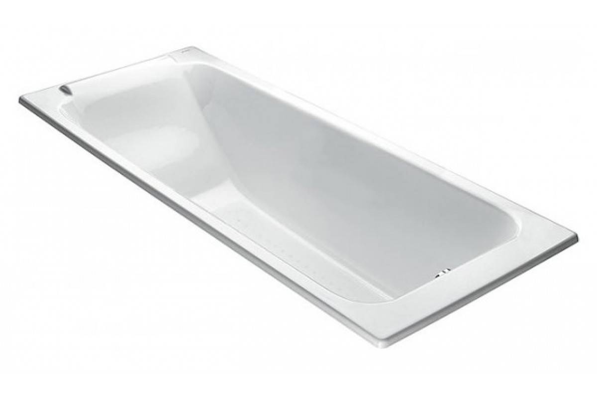 Чугунная ванна Jacob Delafon Parallel E2947 без отверстий для ручек E2947-00 - 2