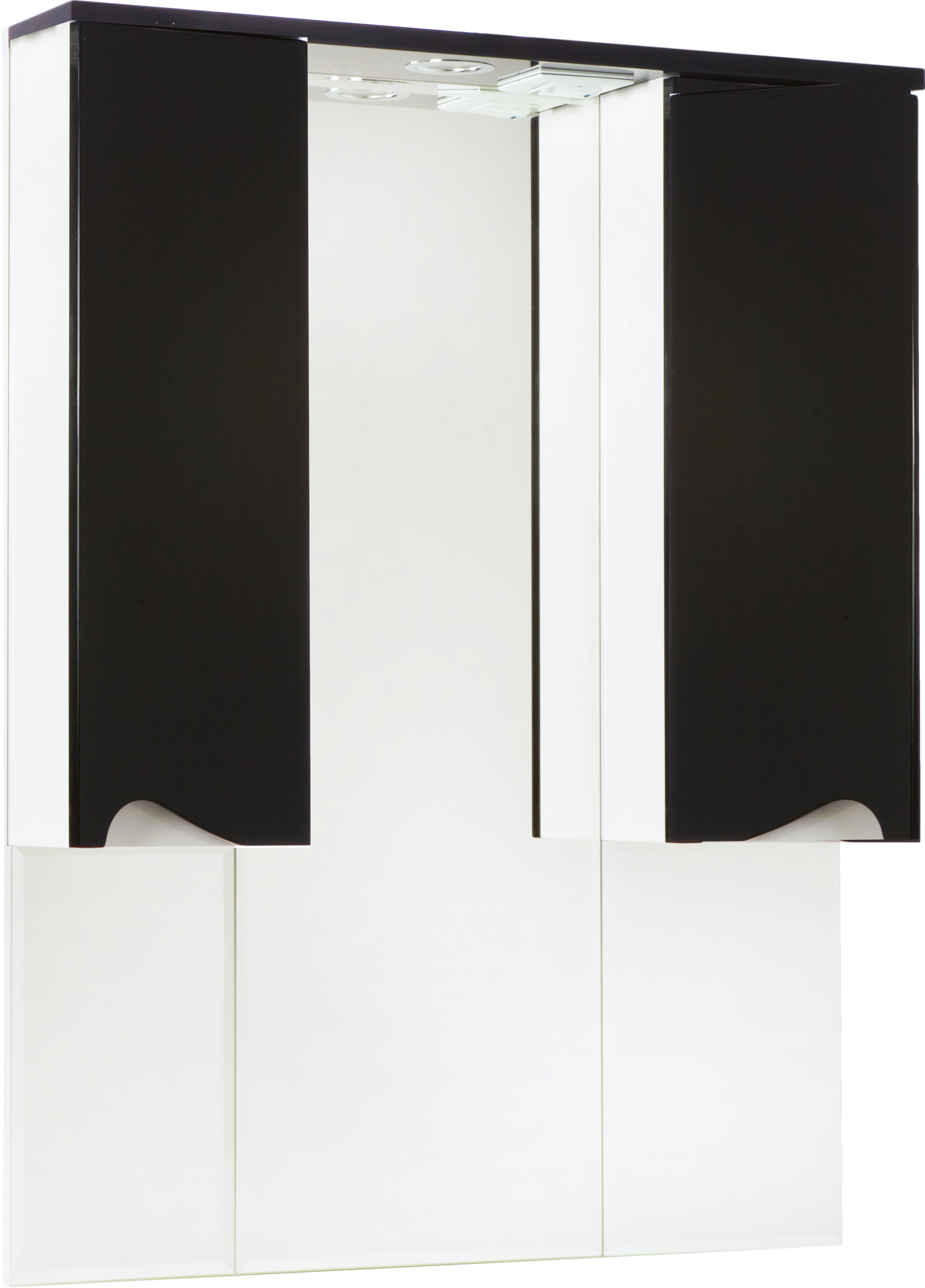 Зеркало-шкаф Bellezza Эйфория 100 черное, с подсветкой 4619117180046 - 0