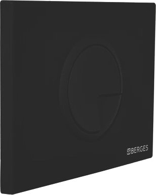 Система инсталляции для унитазов Berges Wasserhaus Novum с кнопкой смыва, черная 040225 - 5