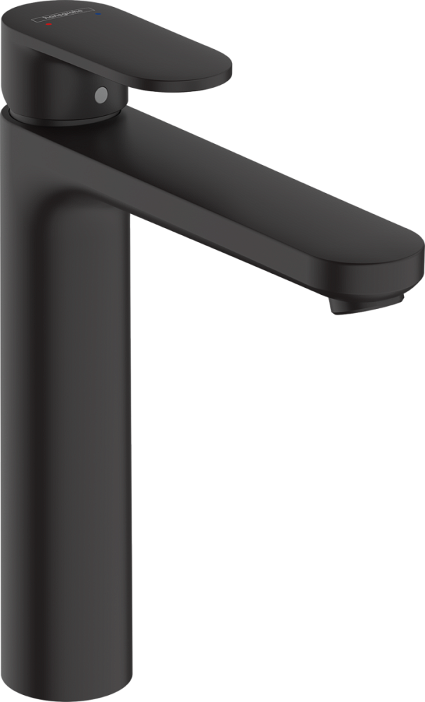 Смеситель для раковины Hansgrohe Vernis Blend с донным клапаном чёрный матовый 71552670 - 0