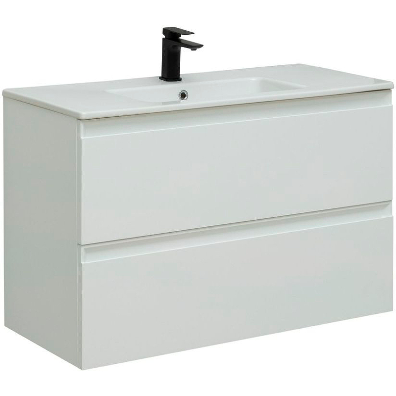 Тумба под раковину Allen Brau Eclipse 100 белый матовый 1.E1003.WM - 2