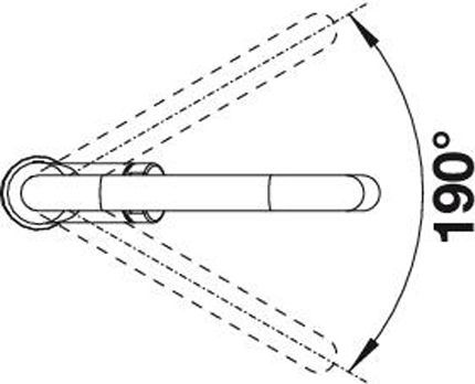 Смеситель для кухонной мойки Blanco Jurena хром  520765 - 7