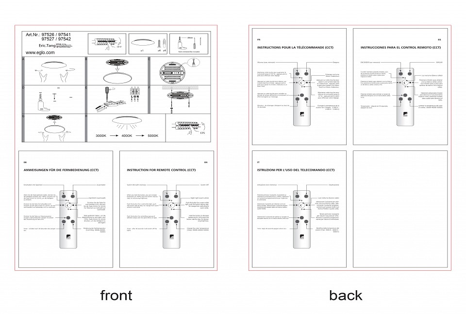 Накладной светильник Eglo ПРОМО Giron-S 97541 - 1