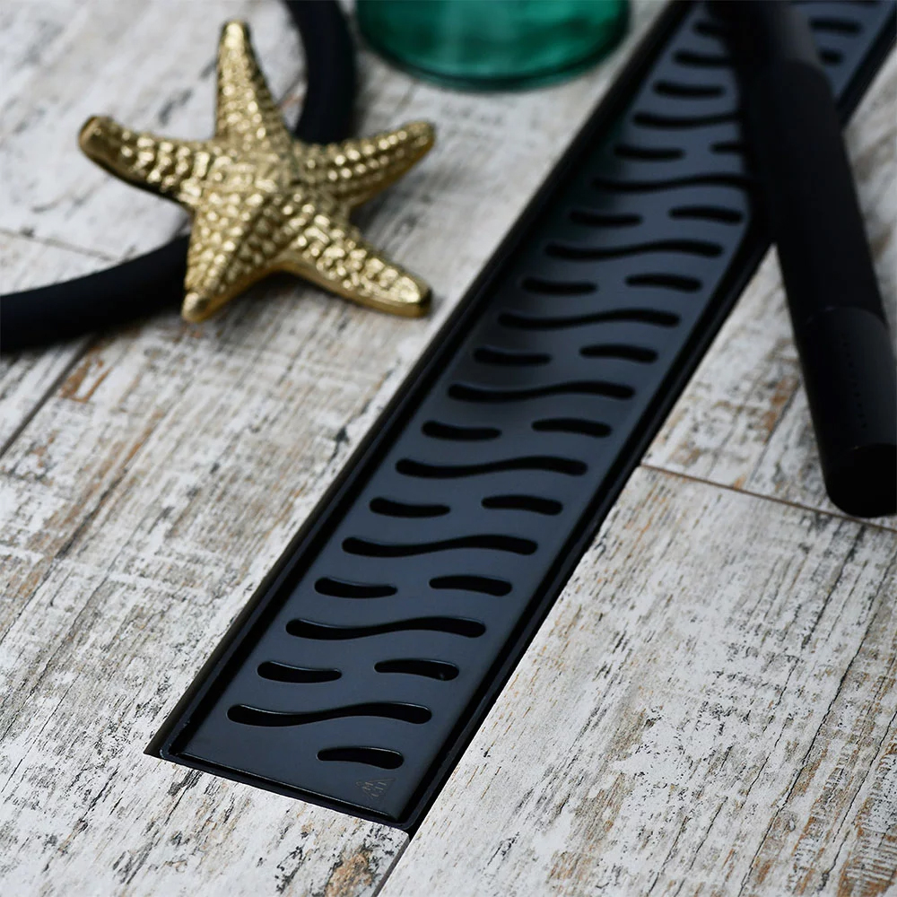 Душевой лоток Veconi Harmony B 450 черный матовый V450HB - 1