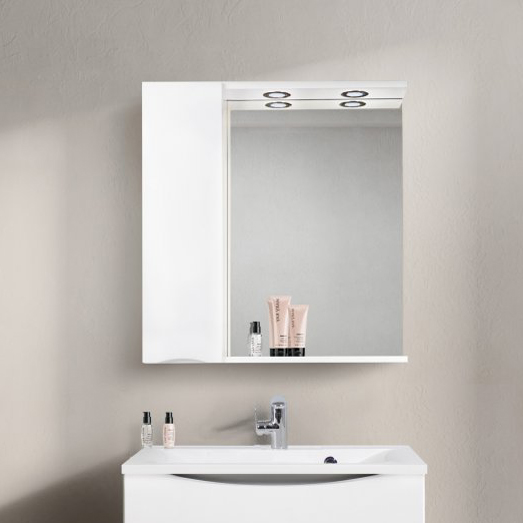 Зеркало-шкаф BelBagno Marino 80 L MARINO-SPC-800/750-1A-BL-P-L - 0
