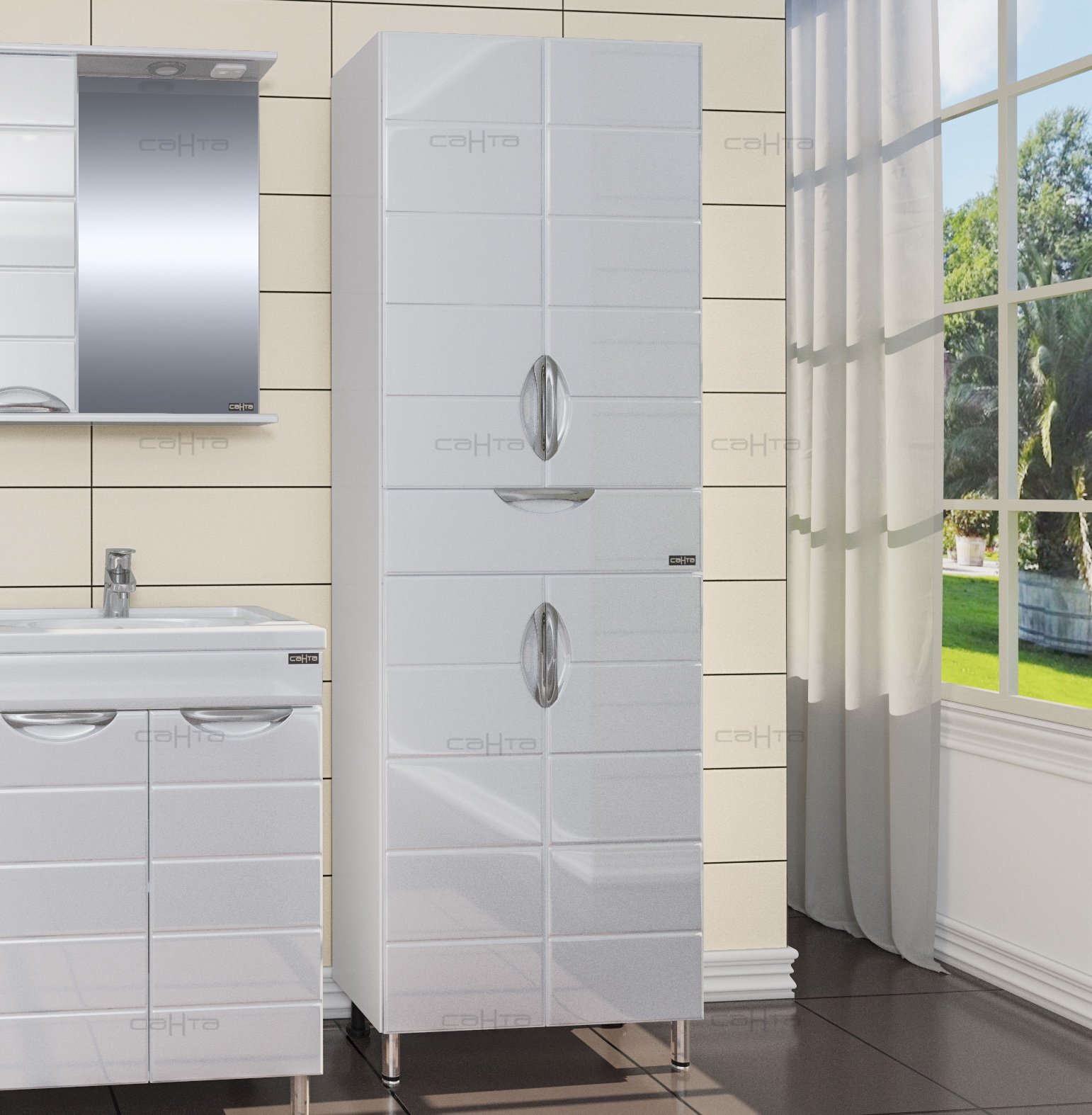 Шкаф-пенал СанТа Родос 60 506003 - 0