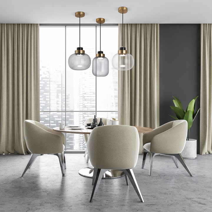 Подвесной светильник Eurosvet Jeffry 50240/1 LED прозрачный - 1