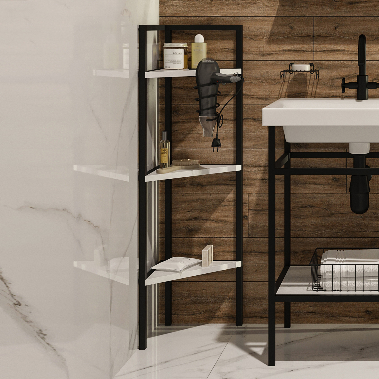 Шкаф-пенал DIWO Смоленск угловой С14144 - 0