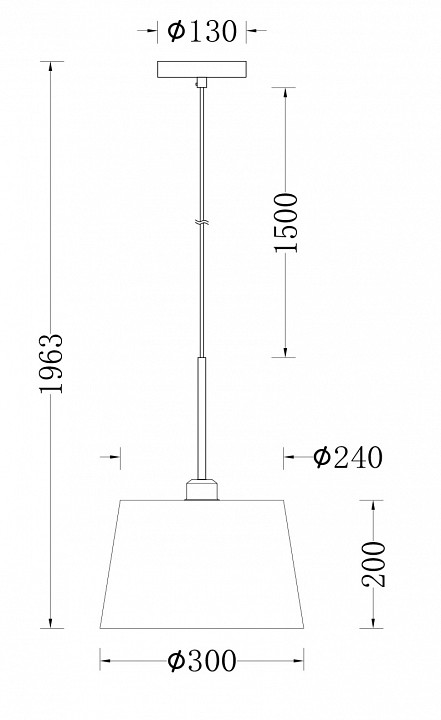 Подвесной светильник Freya Sandy FR5119PL-01BS - 2