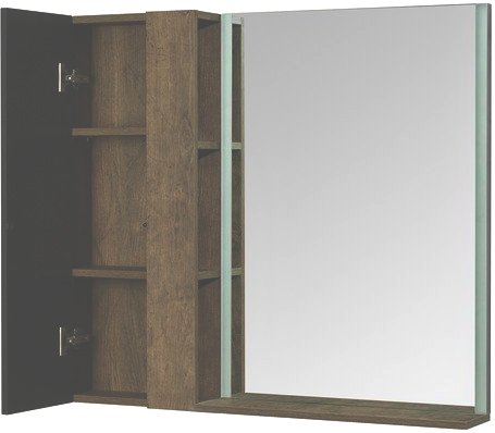 Зеркало Aquaton Терра 61 с подсветкой светлое дерево 1A247302TEDY0 - 3