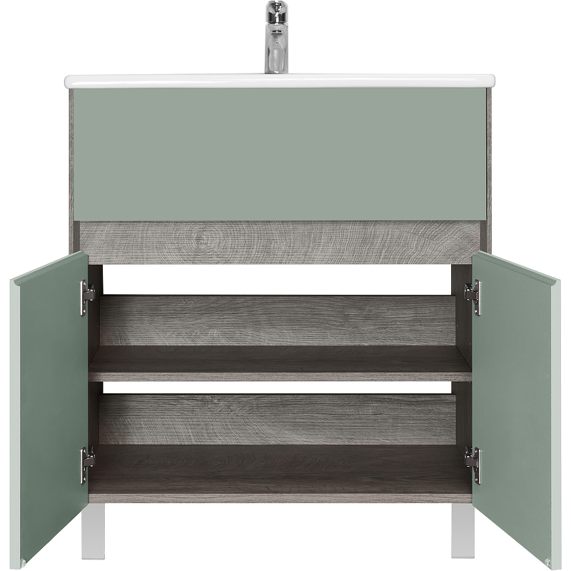 Комплект мебели Aquaton Форест 75 зеленый-темное дерево - 4