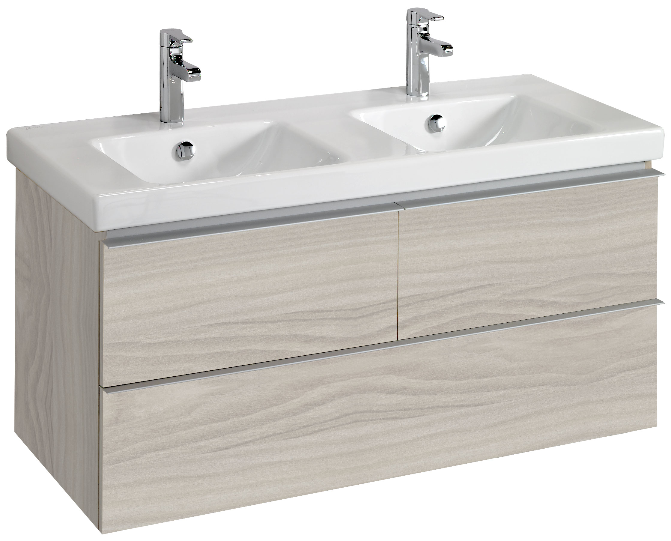 Тумба для комплекта Jacob Delafon Odeon Up 120 светлый дуб, 3 ящика EB892RU-E5 - 0