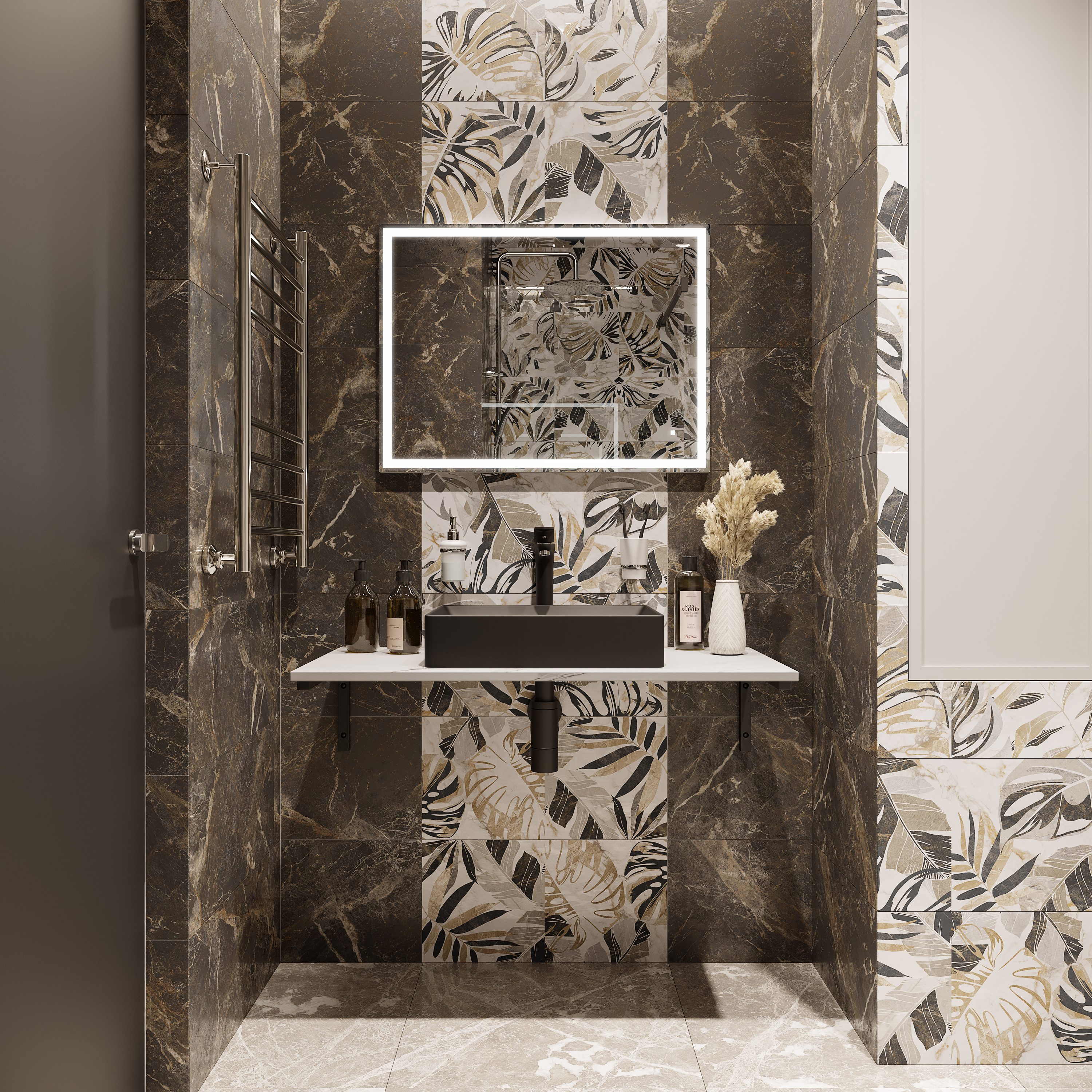 Раковина STWORKI накладная 50 3050-112 антрацит - 3