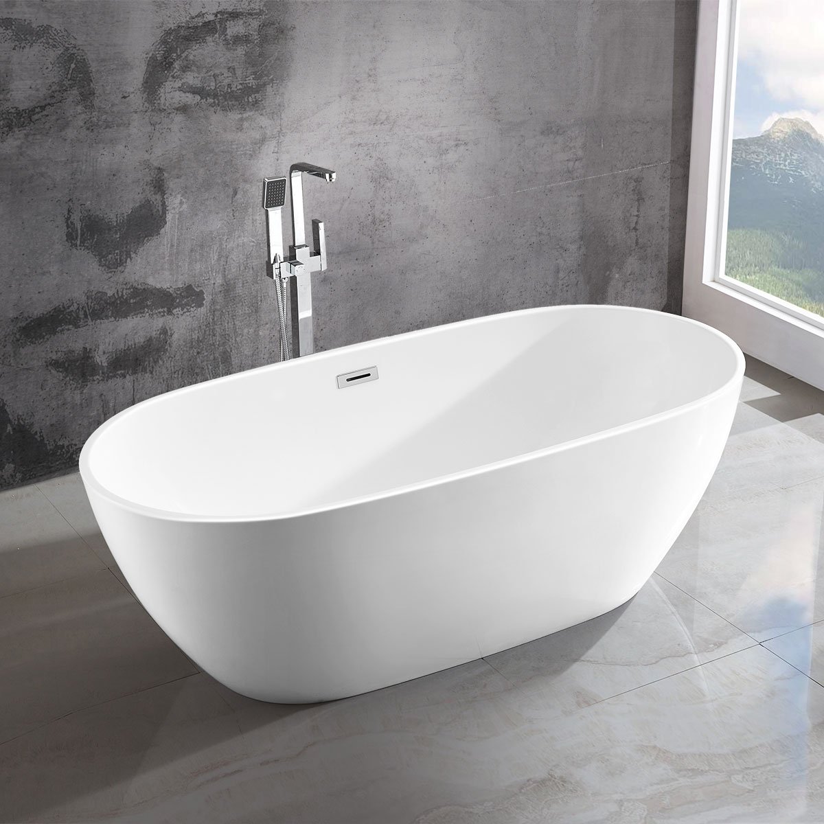 Акриловая ванна Vincea VBT-408-1700 белая - 1