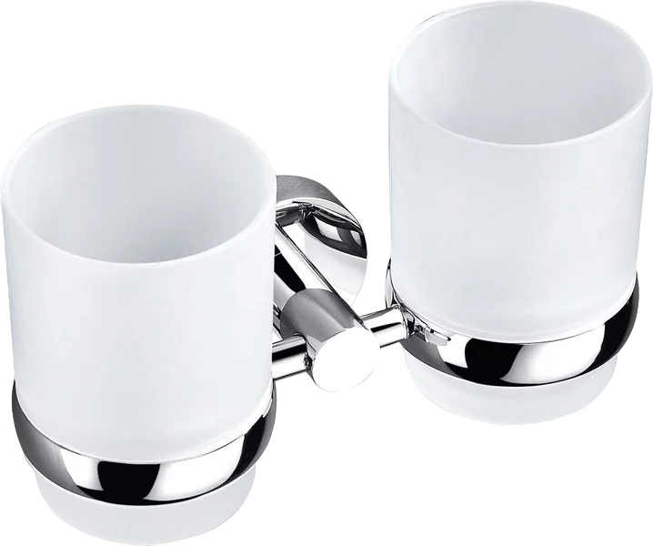 Стакан для зубных щеток Rav Slezak Colorado двойной хром  COA0202 - 0