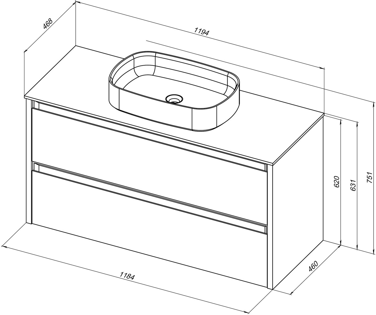 Тумба под раковину Allen Brau Fantasy 120 белый матовый 1.11005.WM - 8