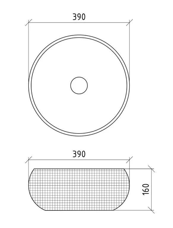 Раковина накладная Armadi Art NeoArt 39 серебро 863 - 1
