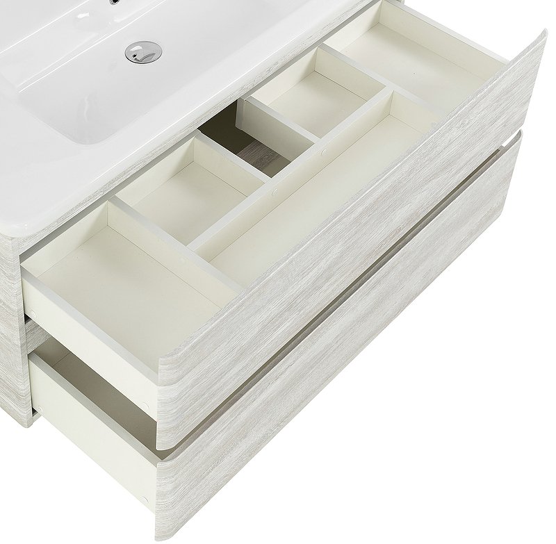 Тумба с раковиной BelBagno Albano 105 светлое дерево - 5