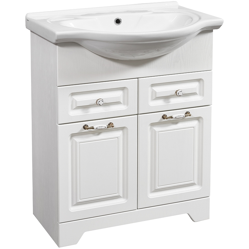 Тумба под раковину Stella Polar Кармела Байкал 65 белый SP-00000173 - 0