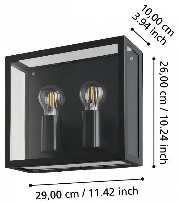 Уличный настенный светильник Eglo Alamonte 1 900698 - 2