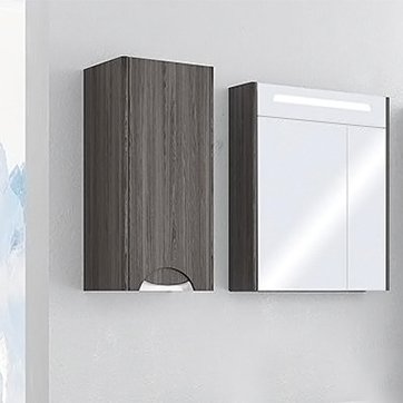 Шкаф подвесной Aquaton Сильва 32 L темное дерево 1A215703SIW5L - 1