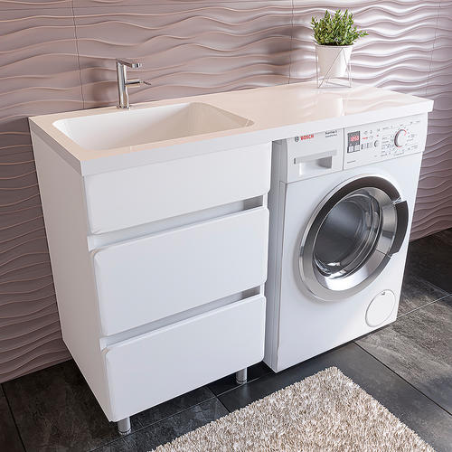 Тумба под раковину напольная Stella Polar Корделия 60 белая SP-00001040 - 1