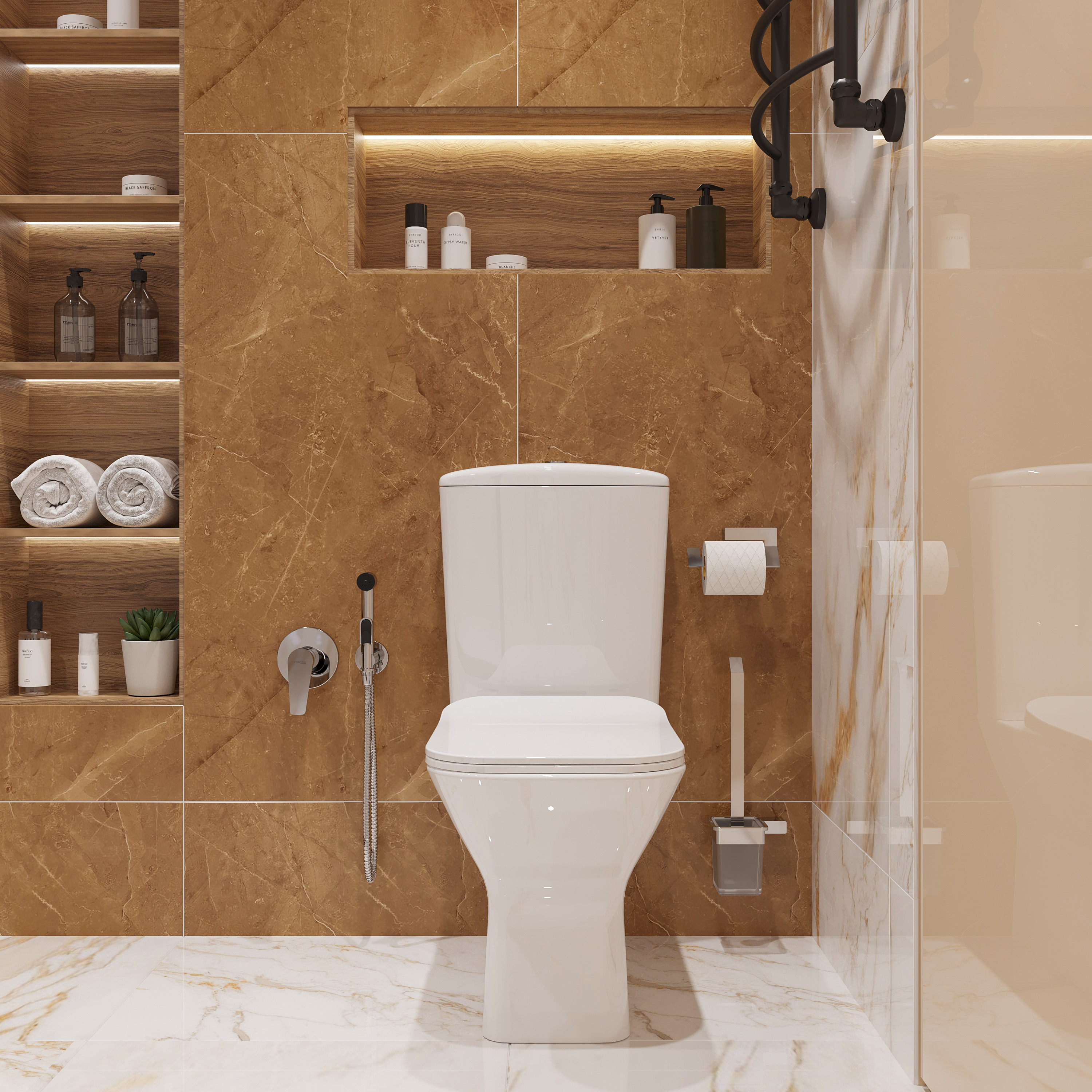 Унитаз-компакт STWORKI Дублин SETK3504-0316 безободковый, с микролифтом SETK3504-0316-001-1-6200 - 2