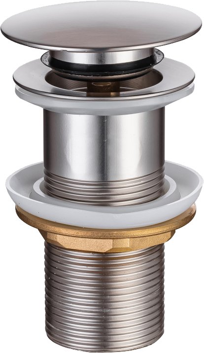 Донный клапан для раковины Allen Brau Priority Round 5.31024-BN брашированный никель - 0