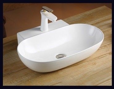 Раковина накладная Ceramalux N 56 белый  9234 - 3