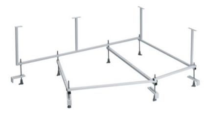 25F039000 монтажный комплект CORFU (каркас, комплект креплений к стене, слив-перелив полуавт.) - 0