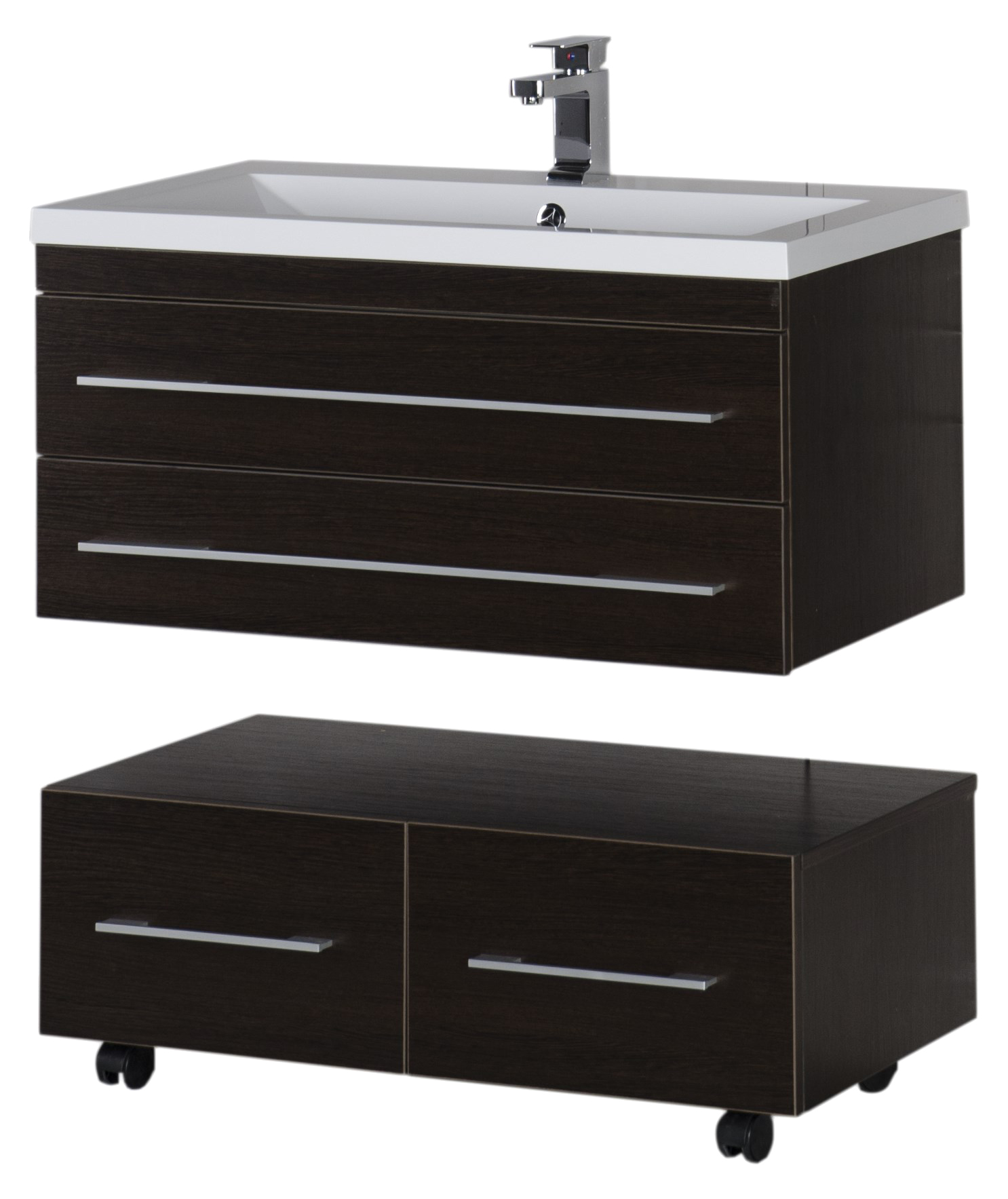 Тумба Aquanet Нота 90 подкатная венге 00170748 - 8