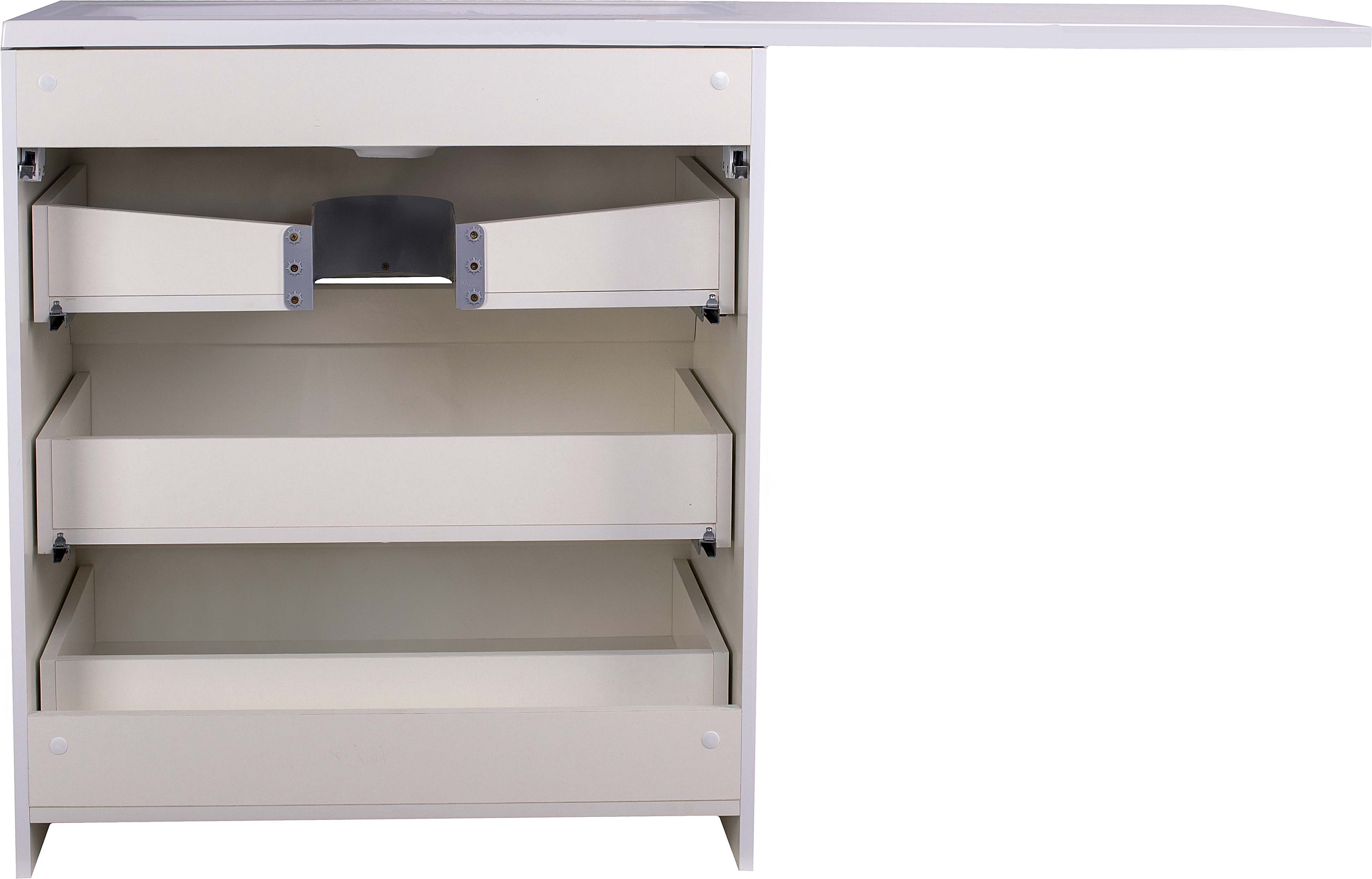 Тумба для комплекта Style Line Даллас 140 люкс, белая СС-00002221 - 6