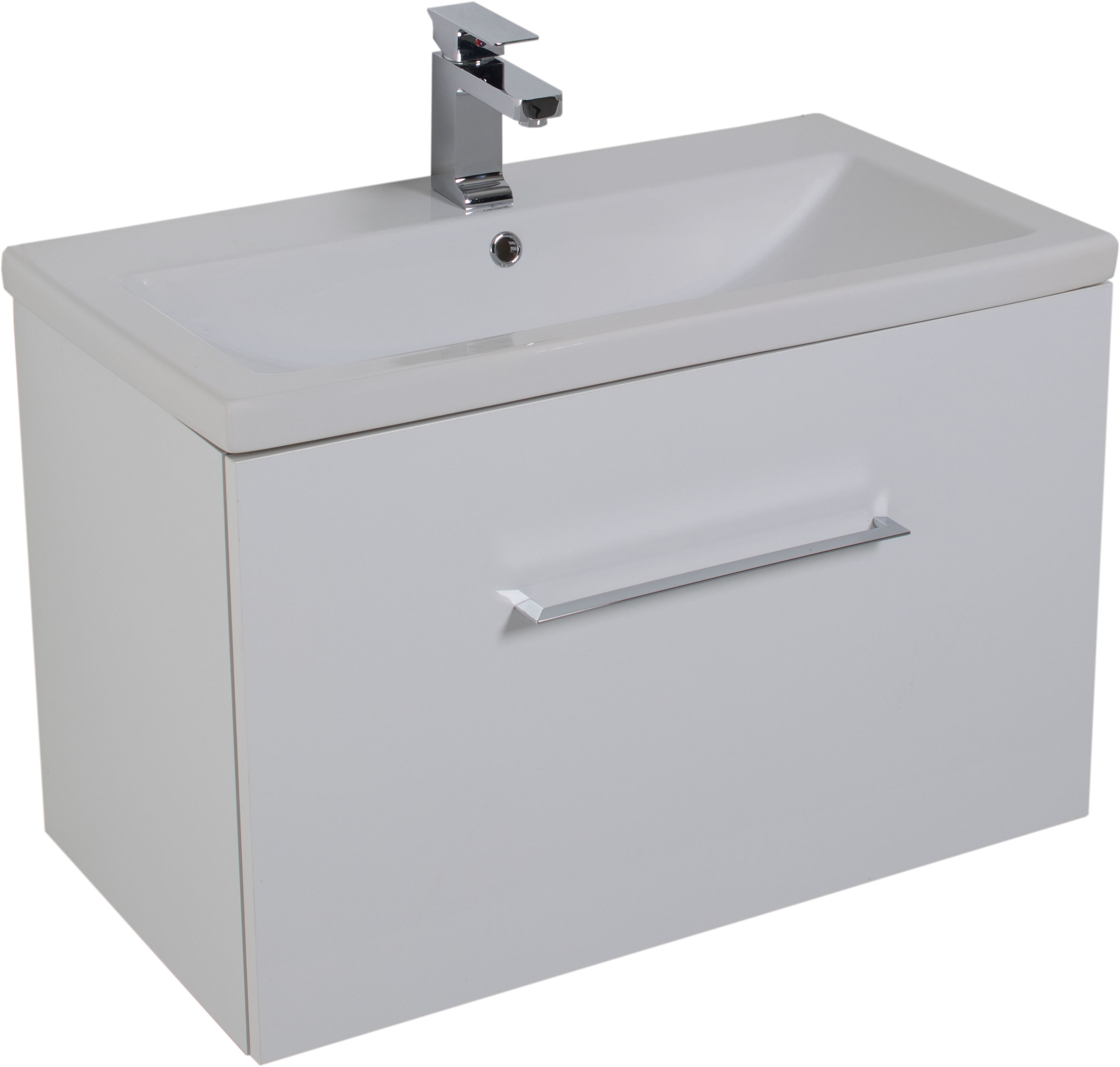 Тумба с раковиной Aquanet Порто 80 белая - 4