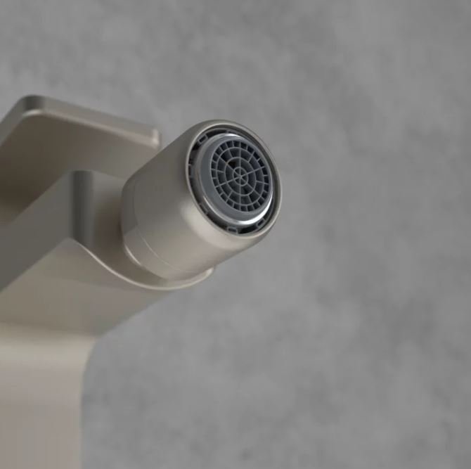 Смеситель для биде Villeroy & Boch Architectura Square никель, матовый  TVB12500100064 - 3