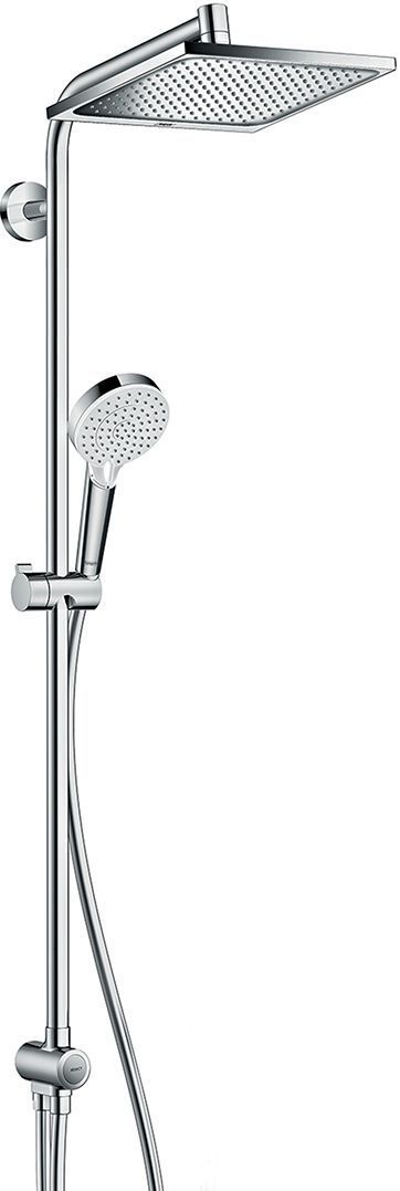 Душевая стойка Hansgrohe Crometta E 240 1jet Showerpipe Reno EcoSm 27289000 9 л - 0