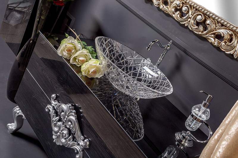 Тумба под раковину Armadi Art NeoArt 100 темное дерево 831-100-BW - 4