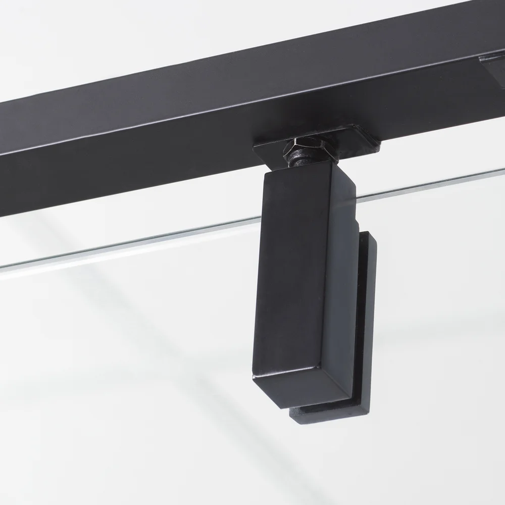 Душевой уголок Wasserkraft Elbe 120x100 профиль черный стекло прозрачное 74P10 - 2