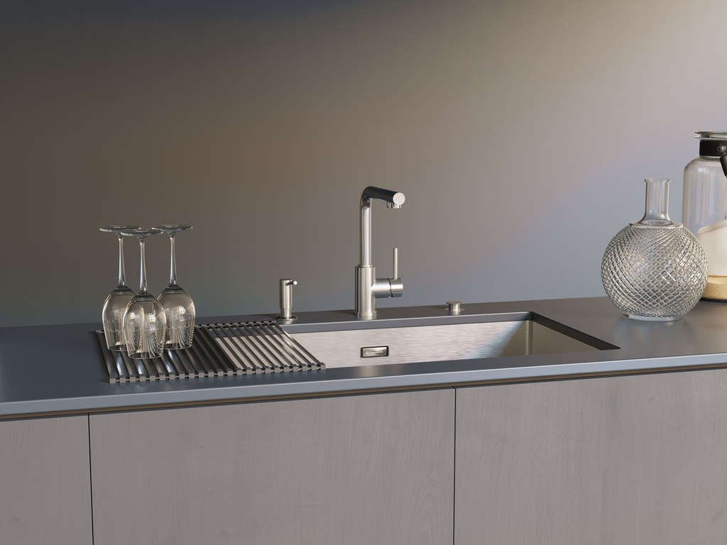 Смеситель Omoikiri Nakagawa 2 Plus 4994342 для кухонной мойки - 1