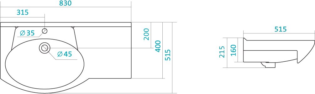 Мебель для ванной Style Line Жасмин 82 R белая, с бельевой корзиной - 7