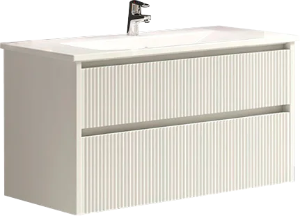 Комплект мебели Sanvit Рольф-2 90 белый глянец - 1